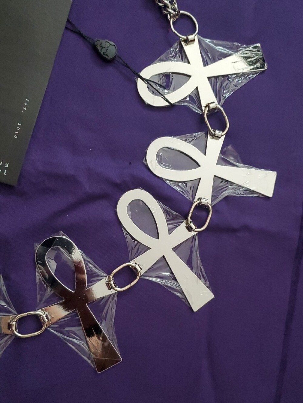 *NWT* Killstar Xena Ankh Belt ( Silver) Statement Belt - Picture 9 of 16